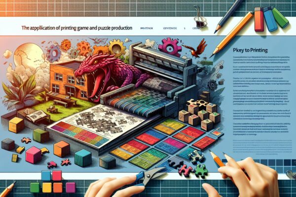 grafika: zastosowanie druku w produkcji gier i puzzli