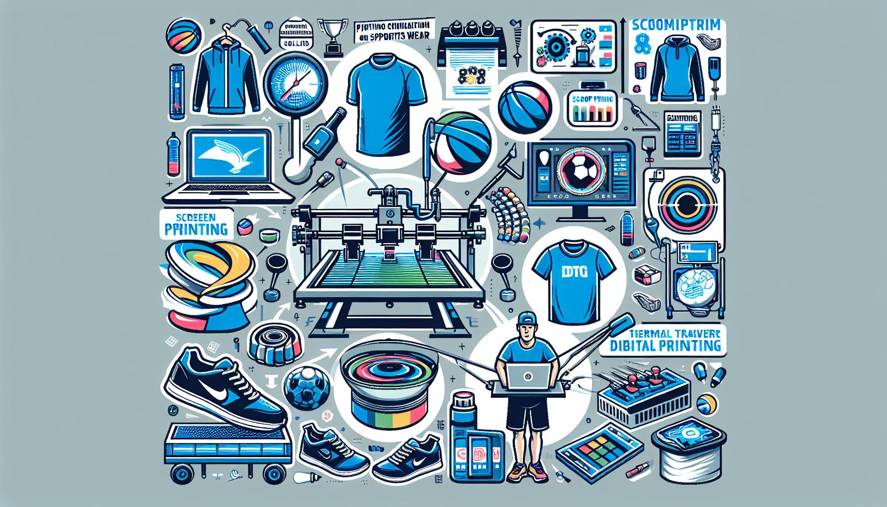 grafika: drukowanie na odziezy sportowej: wyzwania i rozwiazania
