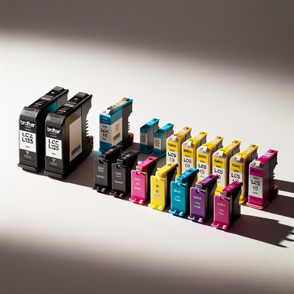 Przewodnik po tuszach Brother LC-125 CMYK - zamienniki i oryginalne