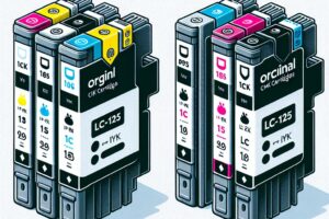 Tusze Brother LC-125 CMYK - zamienniki i oryginalne: Różnice, Zalety i Wady