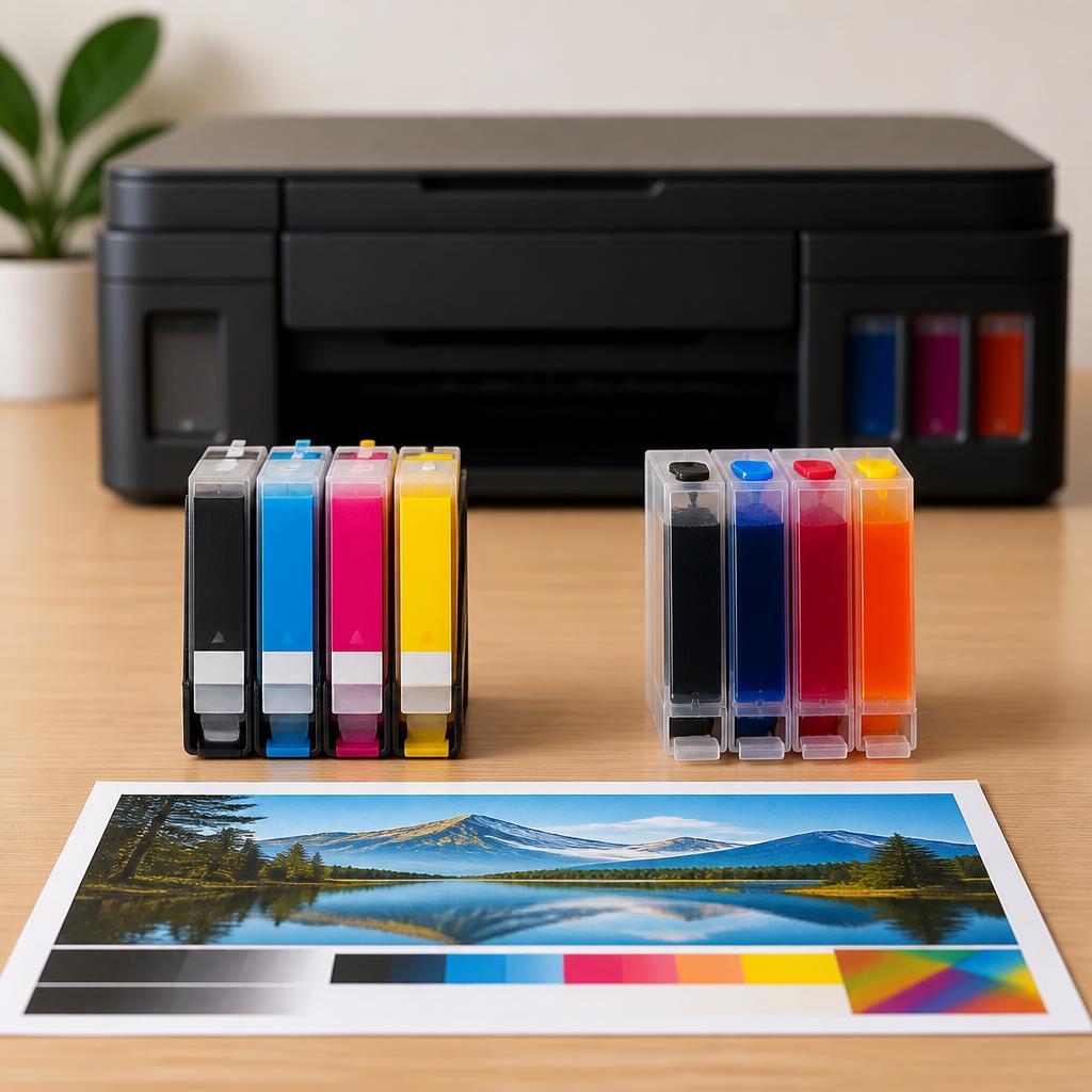 Tusze Canon GI-490 CMYK - zamienniki i oryginalne: Kompleksowe porównanie