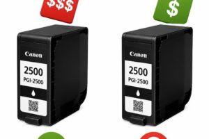 Porównanie tuszów Canon PGI-2500: Oryginalne a zamienniki